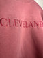 Cleveland Maroon Embroidered Sweatshirt