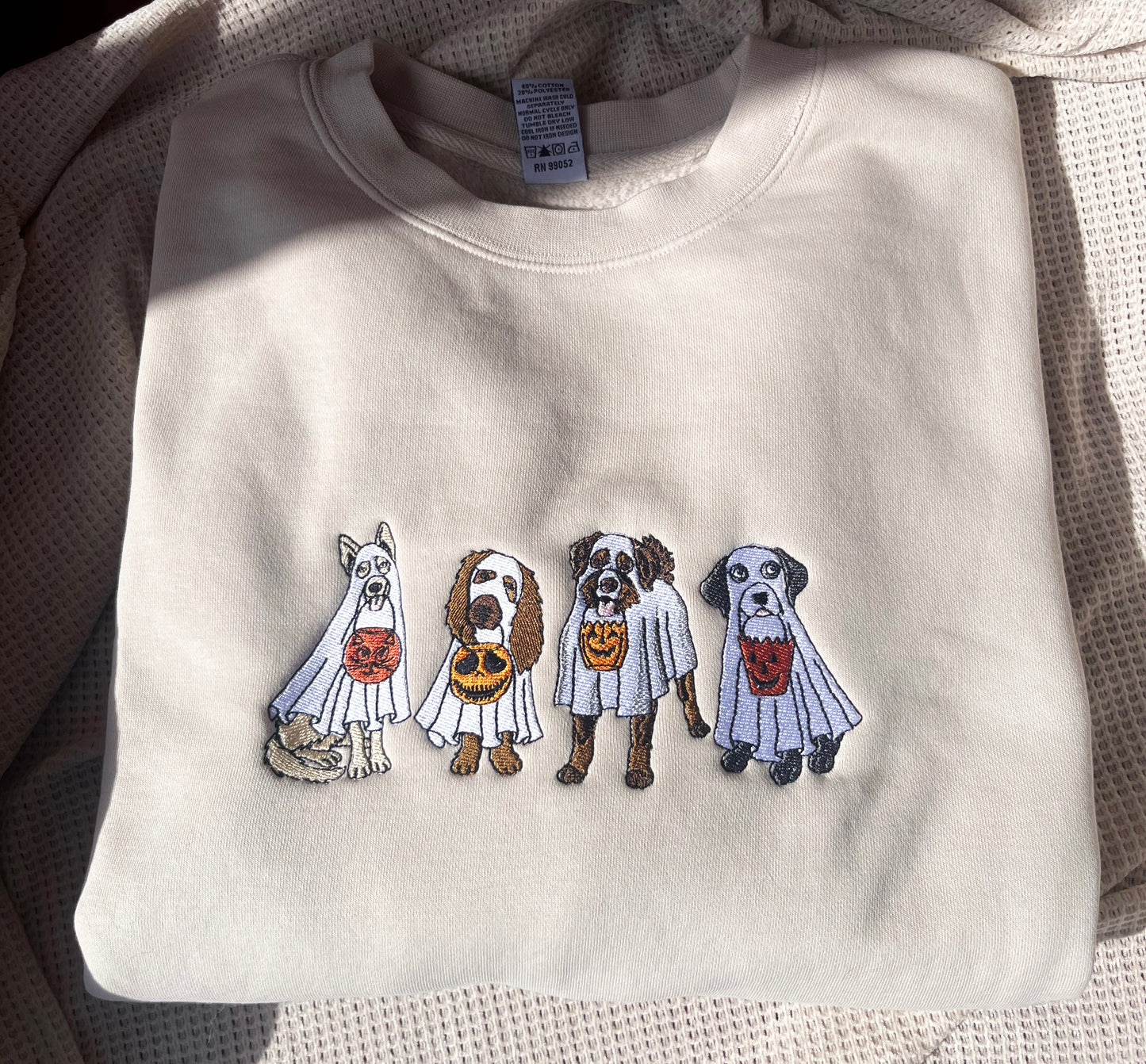 Ghost Dog Embroidered Sweatshirt