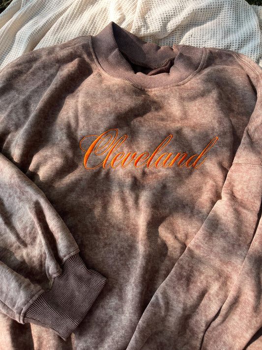 Cleveland Mineral Wash Crewneck