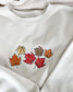 Maple Leaves Embroidered Sweatshirt