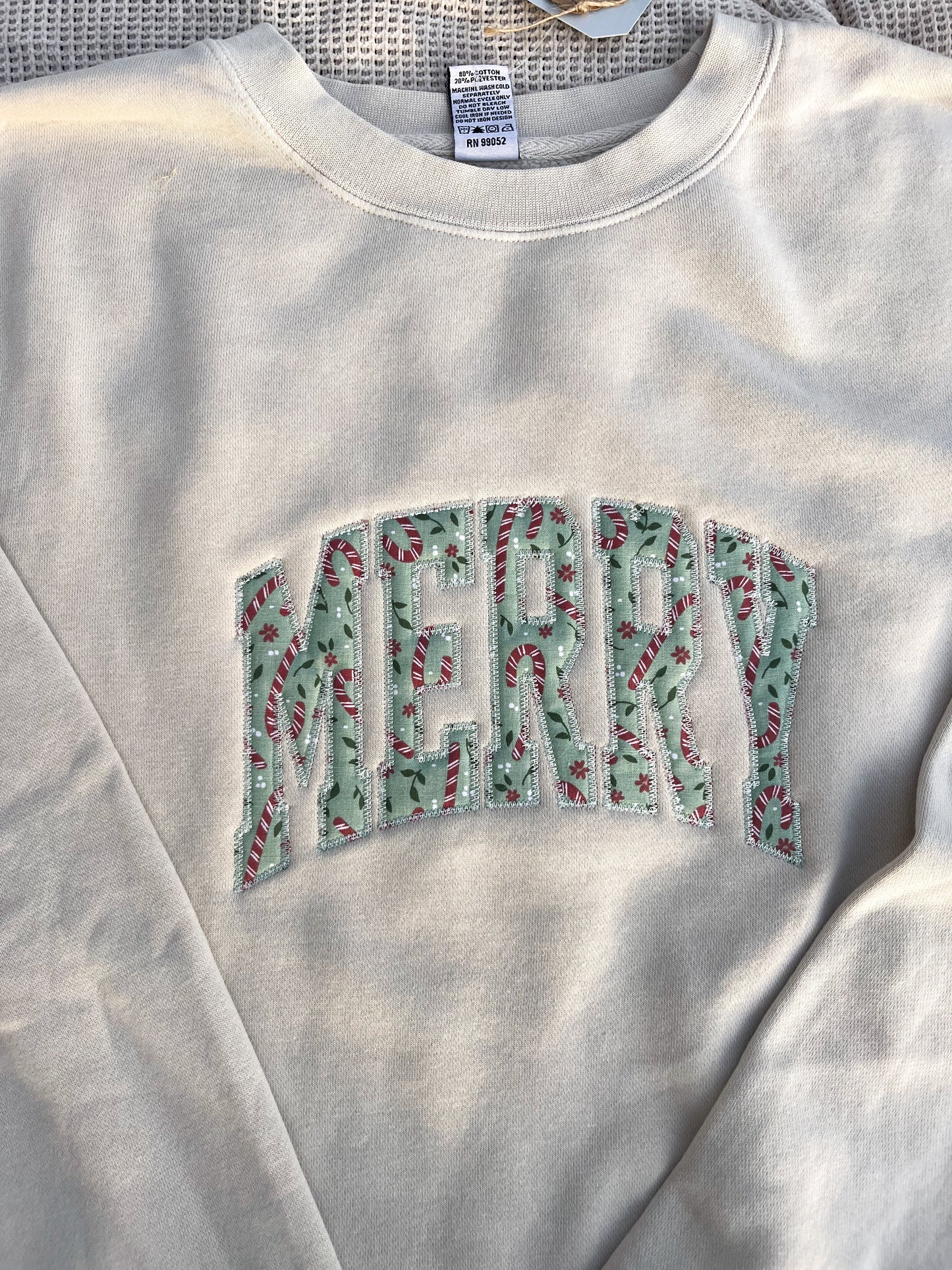 Merry Appliqué Sweatshirt