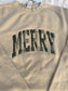 Merry Appliqué Sweatshirt