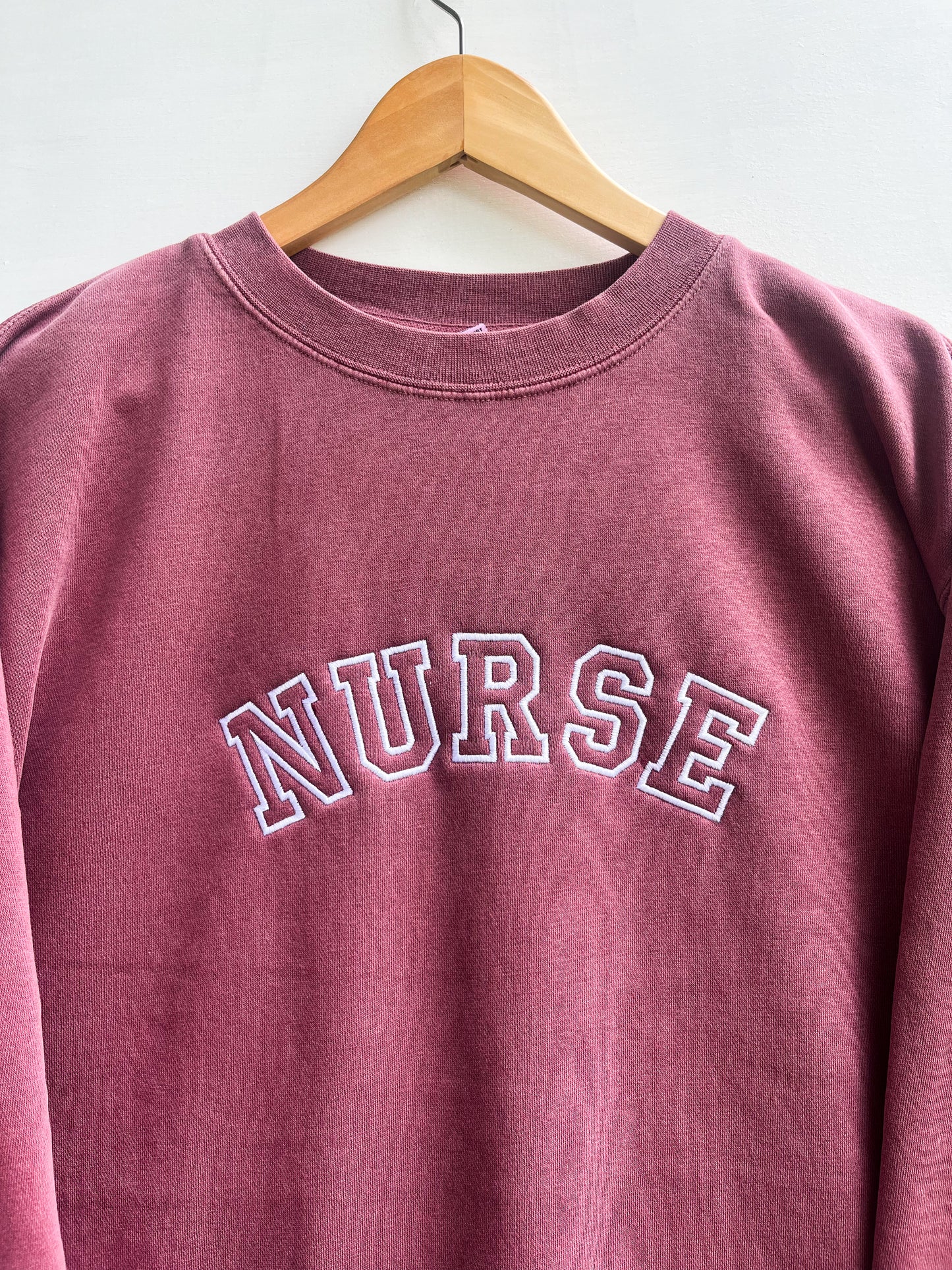 Nurse Block Embroidered Sweatshirt